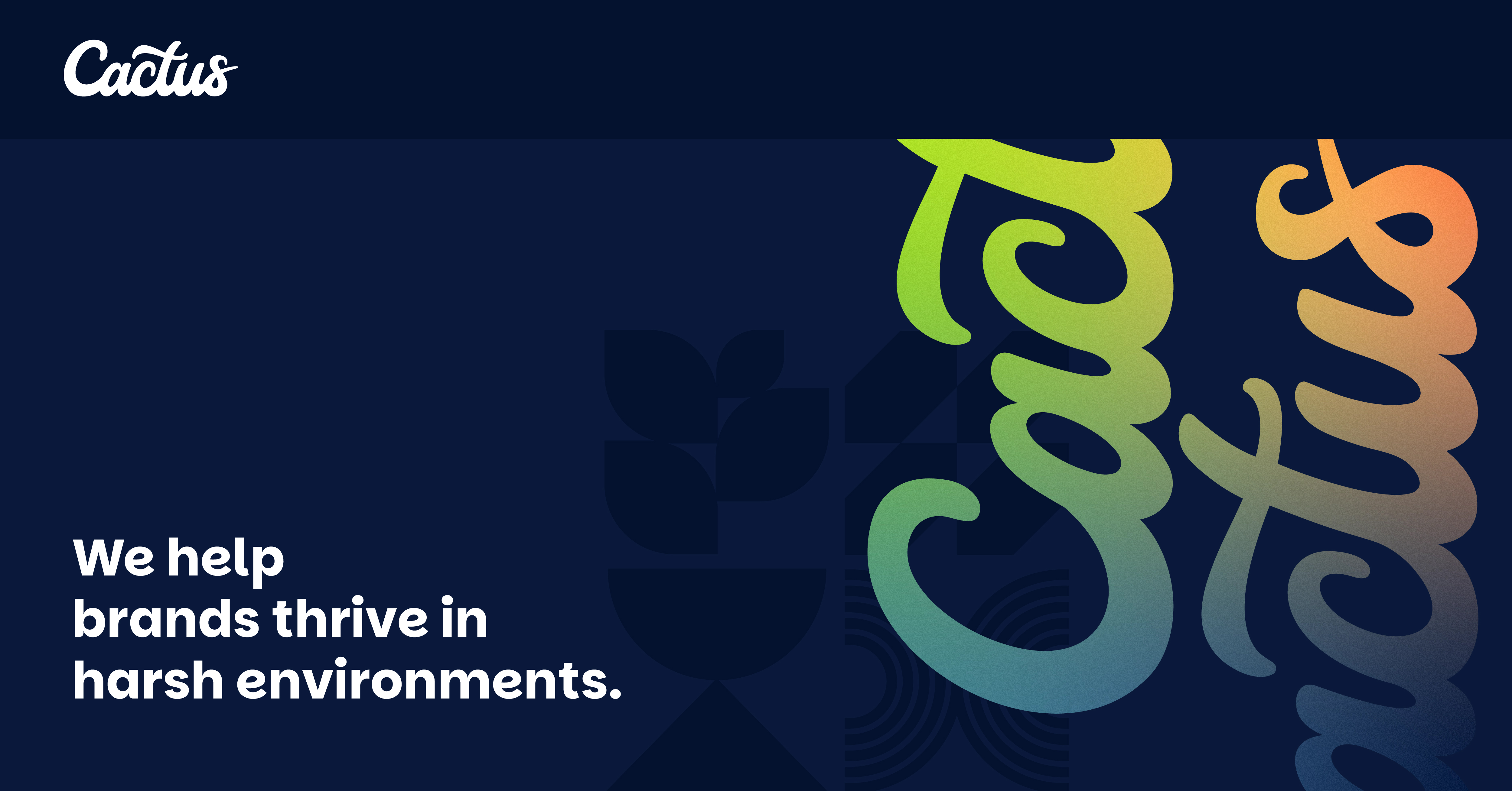 Cactus | Full-Service Advertising Agency | Creative | Strategy | Media
